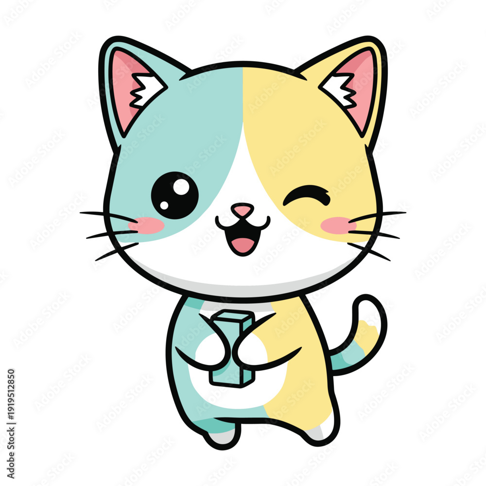 Obraz premium Cute Baby Kangaroo in Diaper