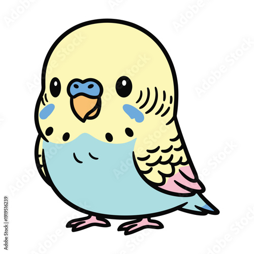 Adorable Chinchilla Vector Illustration