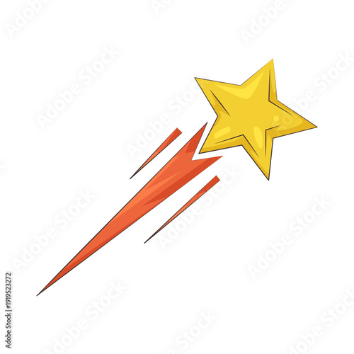 Illustration of Shooting Star