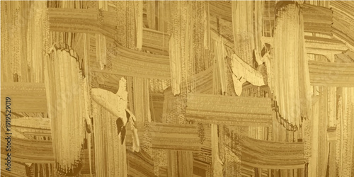 An ancient brown wooden texture captures the abstract timber pattern of an old temple building's interior log column