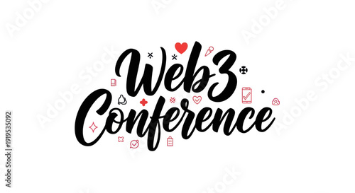 Web 3 conference logo design