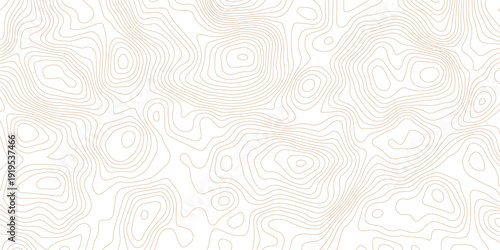 Topographic gold luxury map background. Geographic abstract pattern. Modern design with White background with topographic wavy pattern design.paper texture Imitation of a geographical map shades.

