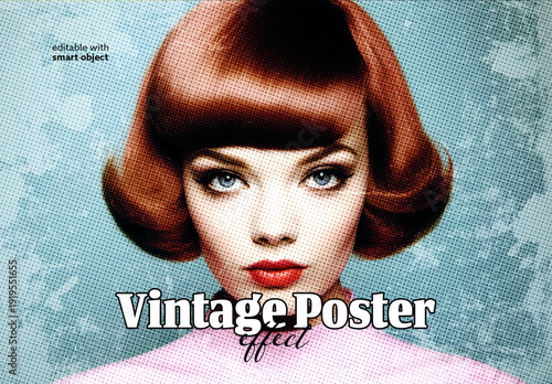 Vintage Poster Photo Effect