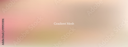 Minimalist Warm Peach and Beige Vector Background with Smooth Gradient Mesh, Soft Blurry Fluid Texture for Modern Organic Branding Web Banner Design.