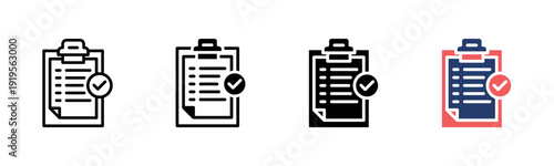 Guidelines icon sheet multiple style collection