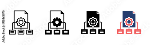 Framework icon sheet multiple style collection