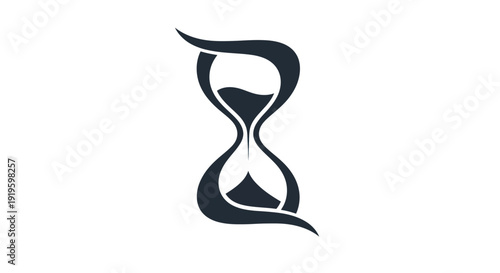 Obraz na plátne Hourglass symbol time and passage concept