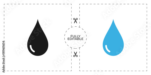Water Drop Shadow Matching Game Educational Vector
