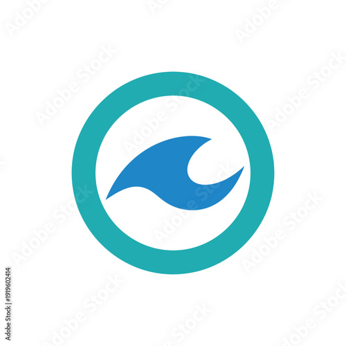 Wave Power Renewable Ocean Energy Icon