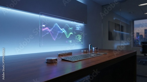 A sleek, minimalistic workspace