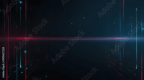 Minimal dark motion background with subtle glowing lines, futuristic interface animation design