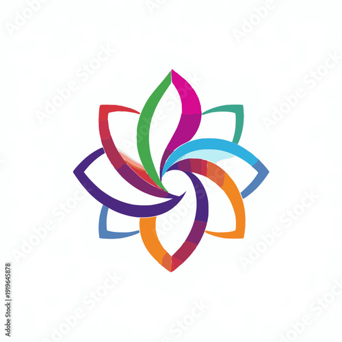 abstract flower design