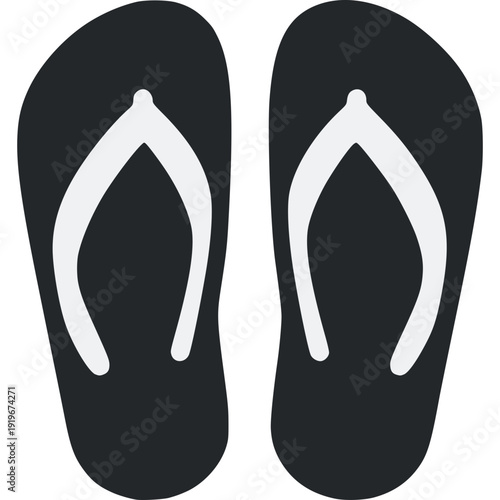 Flip Flop Icon Vector