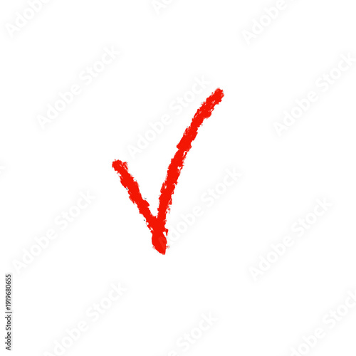 red check mark
