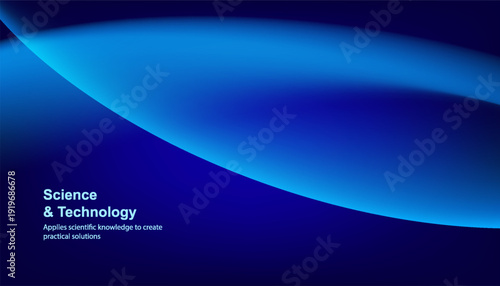 Shining blue flow. Vector illustration, contains transparencies, gradients and effects
