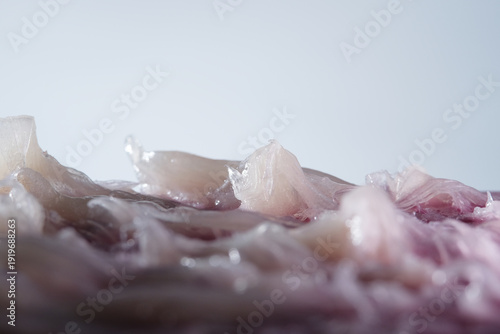 Thick texture of expired lip gloss