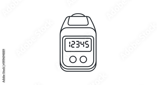 Digital Counter Device with LCD Screen and Buttons, Electronic Tally Clicker
