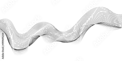 Silver 3d rendered illustration of a film reel isolated on white with an abstract blue water bubble pattern