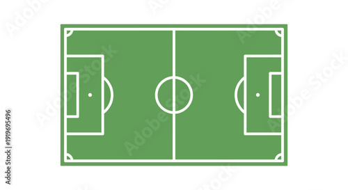 Soccer Field Green Pitch.