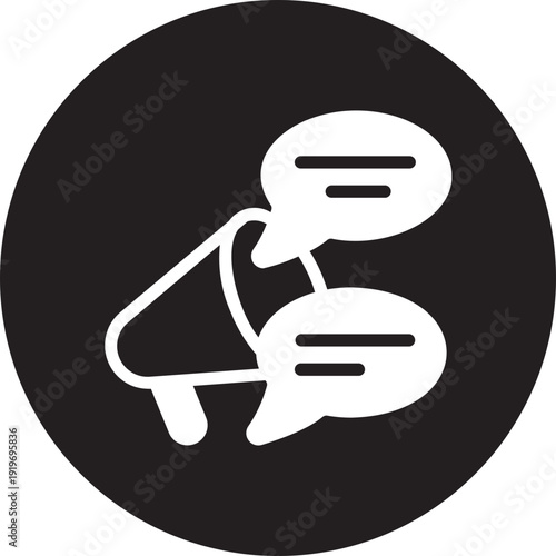 marketing plan glyph icon