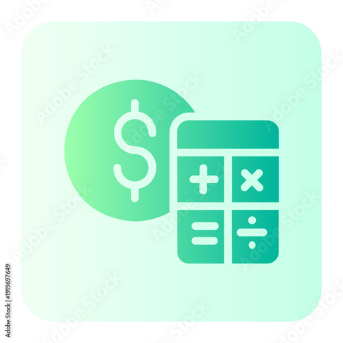 budget gradient icon