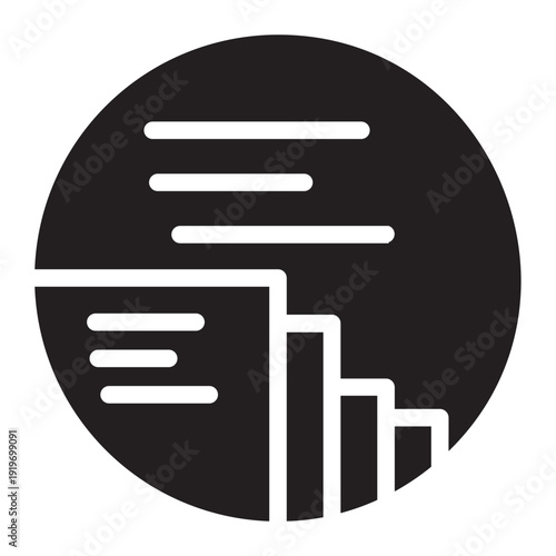 pie chart glyph icon