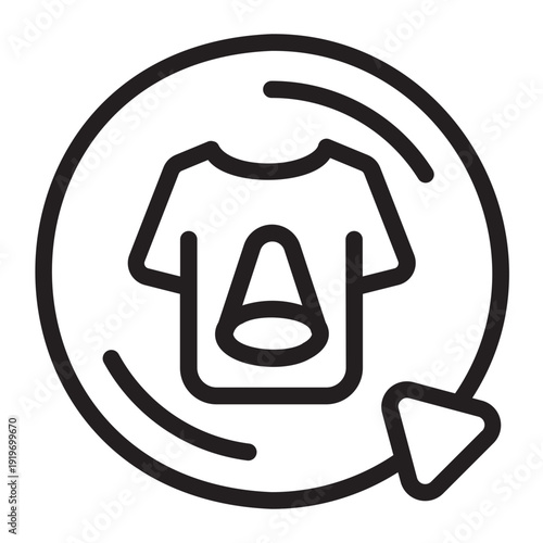 online shop line icon