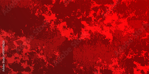 Red Grunge Texture Background with Abstract Distressed Pattern