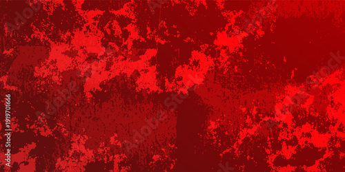 Red Grunge Texture Background with Abstract Distressed Pattern
