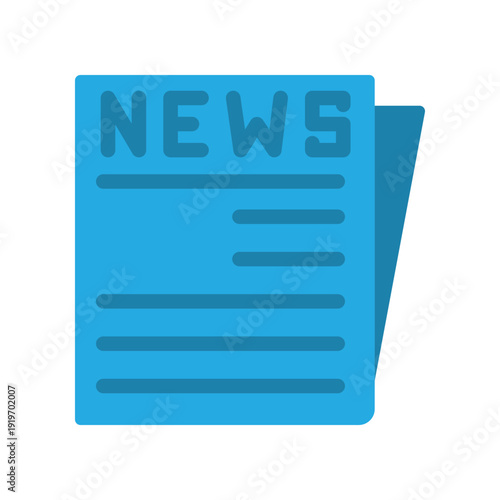 Newspaper icon design template