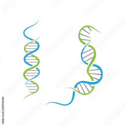 DNA Logo Design Template for Medical and Biotech Business Growth