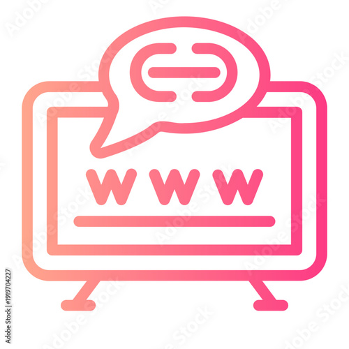 Website gradient icon