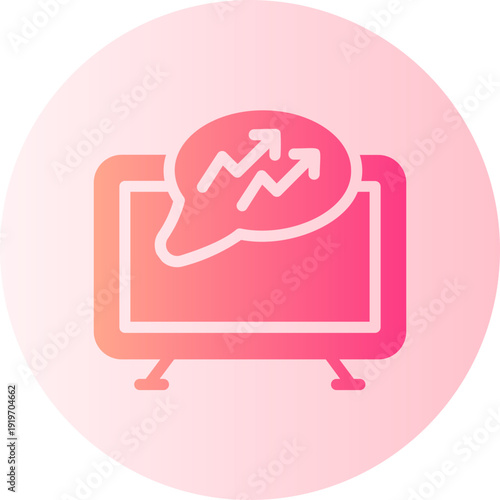 growth gradient icon