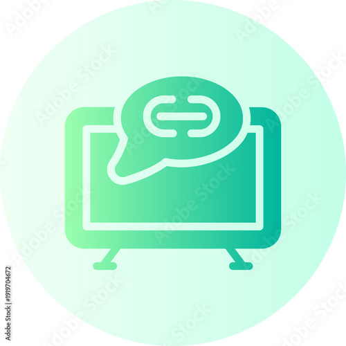link gradient icon