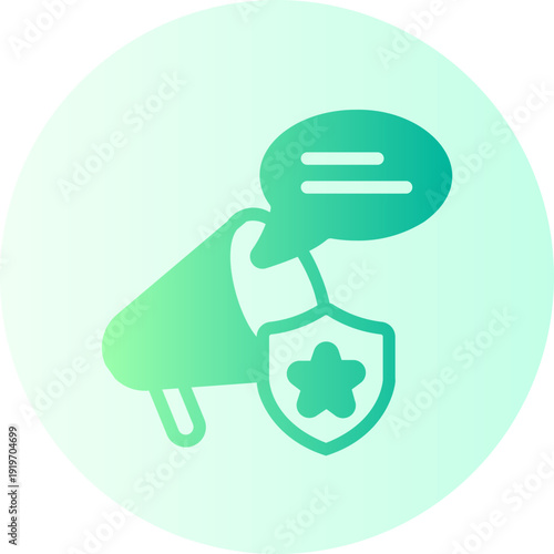 security gradient icon