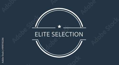 Elite Selection Logo Design Element Circle.