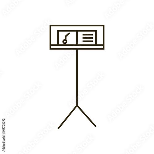 music stand icon