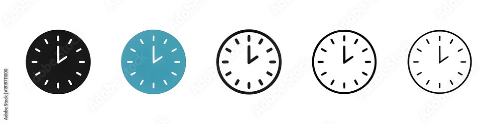 Φωτογραφία Clock two icon suite
