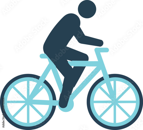 Person Riding Bicycle, Cycling for Transport, Recreation, Eco-Friendly Travel and Healthy Lifestyle