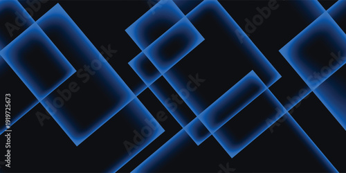 abstract technology background, blue polygon background, black luxury tech background, geometric tech vector
