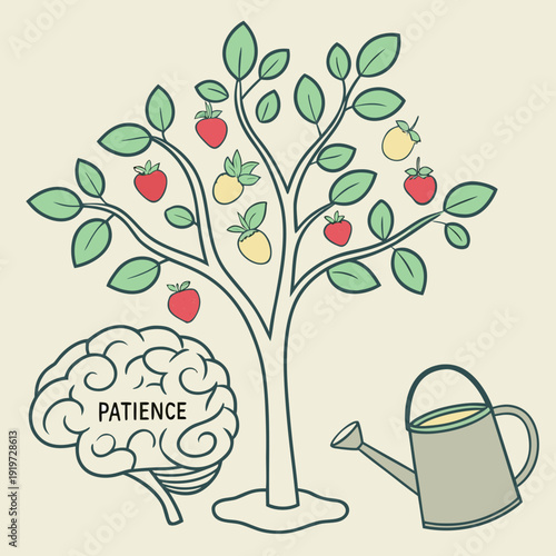 brain tree growing knowledge with patience