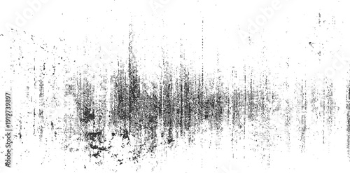 Grungy distressed black and white textured background with vertical lines and scattered dots grunge