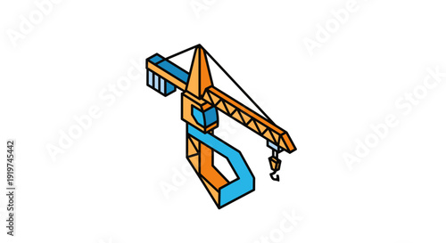 Crane Equipment Heavy Machinery Construction Industry.