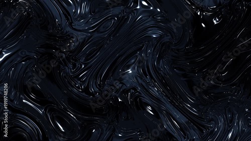 Dark Oil Liquid Fluid Flowing Animation Seamless Background