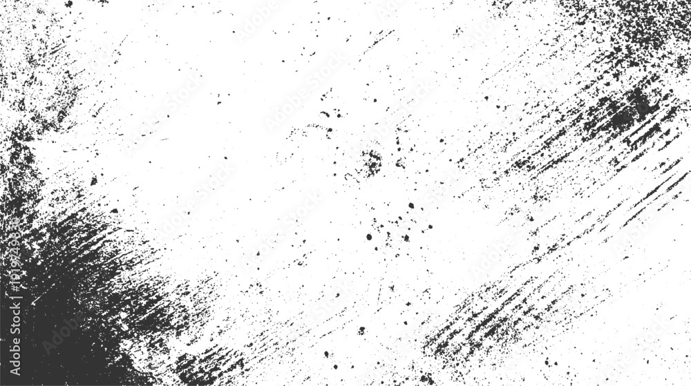 Φωτογραφία Black speckle and scratch texture on white background grunge 1