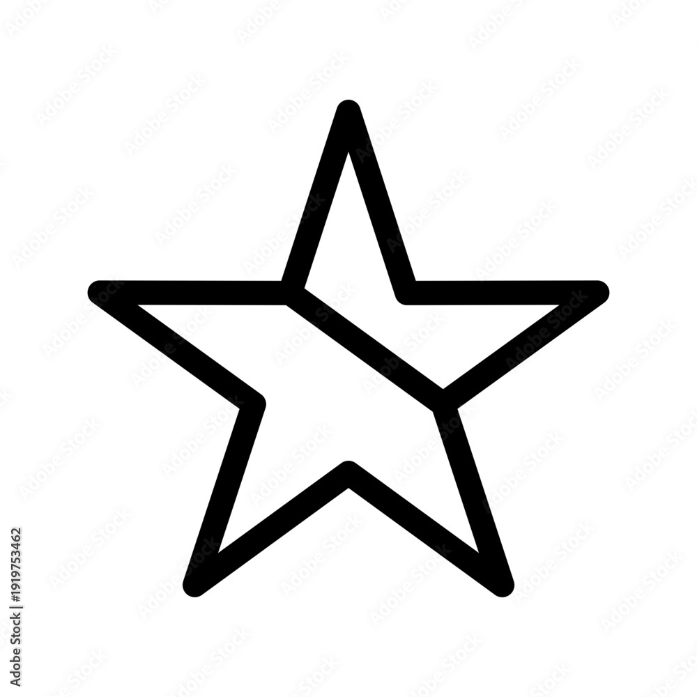 Obraz premium Star Icon Vector Symbol Design Illustration
