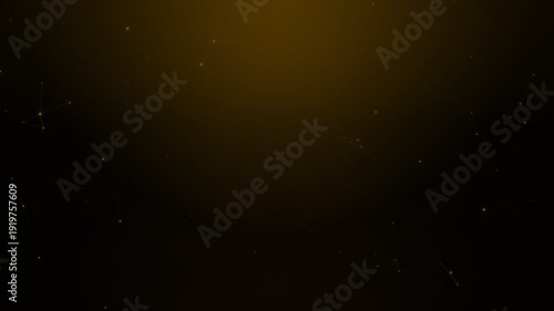 Wallpaper Mural Connected Dots and Lines Cyber Network with Moonlight Radiance and Golden Aura Copy Space 4K Loop Torontodigital.ca