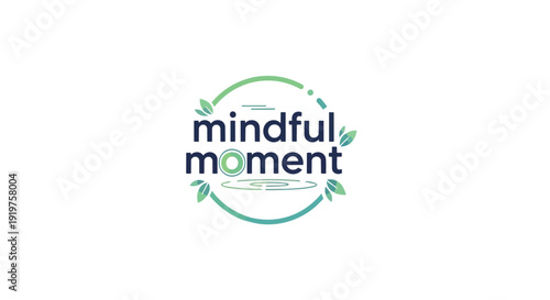A serene and harmonious logo design embodying mindfulness, tranquility, and natural balance for holistic well-being promotion, encouraging inner