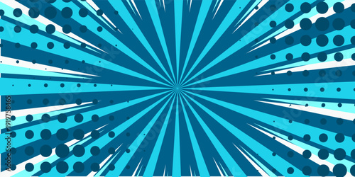 Pop art comic background with halftone. Vector Illustration