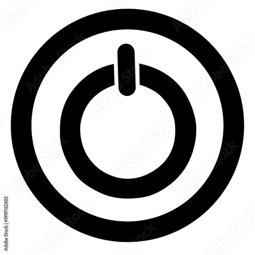 Power Button Outline Icon.
Circular On Off Symbol.
Minimal Line Interface Style.
Ring Switch Graphic.
Technology Control Element